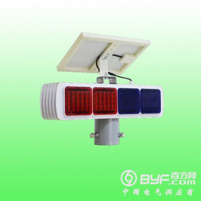 分体式太阳能爆闪灯 红蓝爆闪警示灯交通设施报价图2