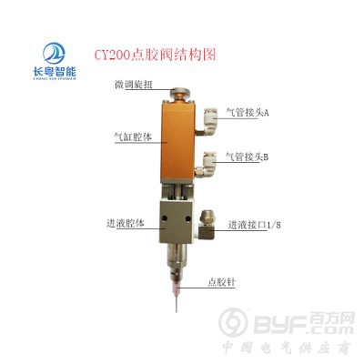 源头厂家CY200精密点胶阀经济实用点胶阀图2