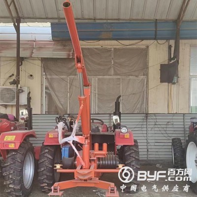 拖拉机带收线机价格 霸州改装四轮绞磨图1