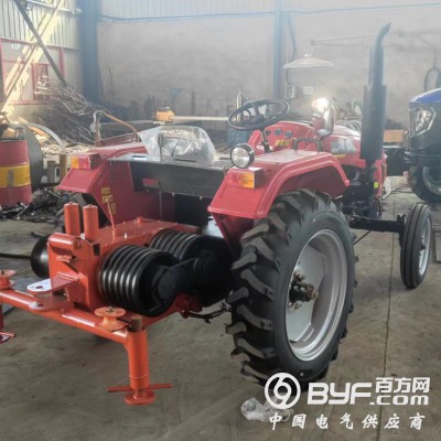 15吨拖拉机放线机 收线施工拉缆四轮绞磨机