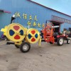 二手四輪拖拉機改裝絞磨 线缆施工拉线设备