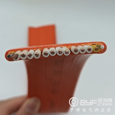 TVVBG12芯帶鋼絲 扁平電纜 電鍍?cè)O(shè)備扁電纜 純銅國標(biāo)