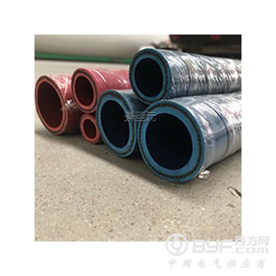 低压夹布胶管感应电炉用绝缘无碳胶管φ45/51电炉冲洗软管